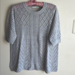 Kersh Light Gray Knit Sweater